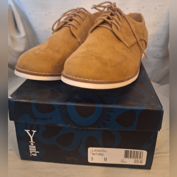🐕NIB Y•Not? women's tan suede shoes. Size 9M - Picture 6 of 7